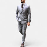 Donatello™ | Elegantes Anzugset (Jacke + Hose) – Grau