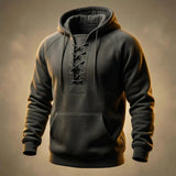 Paulus - Hochwertiger Baumwoll Kapuzenpullover – Grau