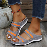 Hannah – Stilvolle Orthopädische Sommer-Sandale – Grau