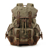 BADEN | Leinen Wanderrucksack – Armee-grün (Fast ausverkauft)