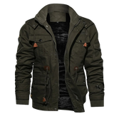 Herren Winterjacke | Utility Design Mit Warmem Innenfutter – Grün