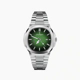 Hugo Albrecht Poedagar 41Mm Edelstahl Armbanduhr Mit Japanischem Quarzwerk & Saphirglas – Grün