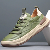 Sneakers aus milano-leder – Grün