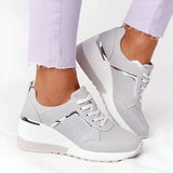 Chiara - bequeme damenschuhe mit fußgewölbeunterstützung – Grau