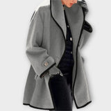 Sherry - Eleganter Trench Mantel – Grau