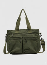 OLIVA Tote | Vielseitige und Stilvolle Tasche aus Hochwertigem Cord – Green
