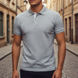 Lennart | Herren Kurzarm Poloshirt Regular Fit – HellGrau