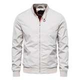 Behrend | Sportlich Elegante Bomberjacke – Weiß