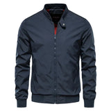 Kent - sportlich-elegante sommer-bomberjacke für herren – Blau