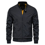 Kent - sportlich-elegante sommer-bomberjacke für herren – Schwarz