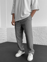 Milan | Gerippte Hose Für Herren – Grau