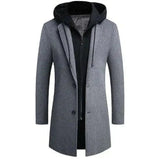 Dualeded urbaner büromantel – Grau