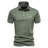James | Zeitloses, schmal geschnittenes Herren-Poloshirt – Grün