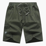 Lässige, sportliche Herren-Shorts mit Cargotasche und modernem Look – Grün