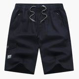 Lässige, sportliche Herren-Shorts mit Cargotasche und modernem Look – Schwarz