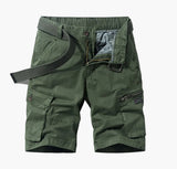 Lässige Herren-Shorts mit praktischen Taschen für den täglichen Gebrauch – Grün