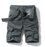 Elrick | Herren Cargo Kurze Hosen | Bequem – Grau