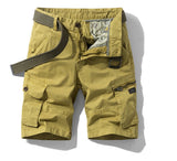 Elrick | Herren Cargo Kurze Hosen | Bequem – Khaki