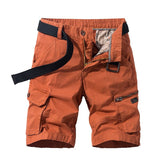 Elrick | Herren Cargo Kurze Hosen | Bequem – Orange