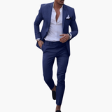 Heinrich | Herren Navy Slim Fit Anzugset – Dunkelblau