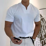 Heinrich | Herren Poloshirt Kurzarm – Weiß