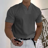 Heinrich | Herren Poloshirt Kurzarm – Dunkelgrau