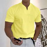 Heinrich | Herren Poloshirt Kurzarm – Gelb