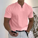 Heinrich | Herren Poloshirt Kurzarm – Rosa