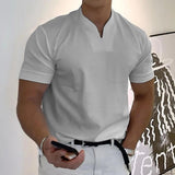 Heinrich | Herren Poloshirt Kurzarm – Hellgrau