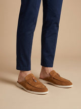 Edmund | Metallverzierung Gummisohle Loafer – Braun