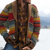 Herren Strickweste im traditionellen Design – Bunt