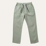 Herren Hose mit geradem Bein und Kordelzugbund – Grün