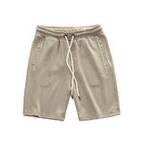 Herren Jersey-Shorts mit Kordelzug und elastischem Bund – Khaki