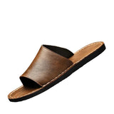 Herren Offene Zehen Slide-Sandalen mit Einteiligem Riemen – Niemiecki