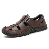 Herren offene Zehen Slide-Sandalen mit einteiligem Riemen im oberen Bereich – Niemiecki