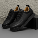 Herren Schnürsneaker mit Plateausohle – Schwarz