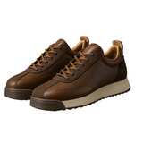 Herren Schnürsneaker mit Plateausohle – Braun