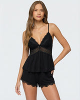 MODA | Midnight Kiss Spitze Set – Schwarz