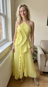 Adeline™ | Anmutiges und Luftiges Kleid – Gelb