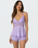 MODA | Midnight Kiss Spitze Set – Helllila