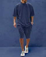 Mason Entspanntes 2-Teiliges Outfit – Marineblau