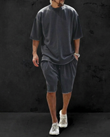 Mason Entspanntes 2-Teiliges Outfit – Schwarz
