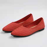 Sascha - Damen Elegante Komfortschuhe für Stilvolle Schritte – Rot