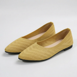 Sascha - Damen Elegante Komfortschuhe für Stilvolle Schritte – Gelb