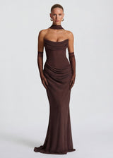 MODA | Muse Maxi Kleid – Mocha
