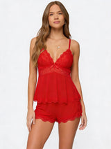 MODA | Midnight Kiss Spitze Set – Rot