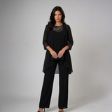 Iva™ Elegantes Trio-Set – Schwarz