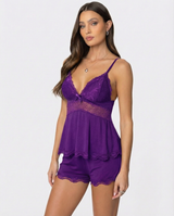 MODA | Midnight Kiss Spitze Set – Lila