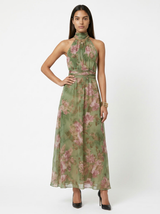 MODA | Chiffonkleid – Grün