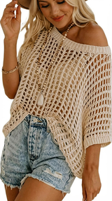 MIRA | Die leichte Bluse für entspannte Arme – Beige